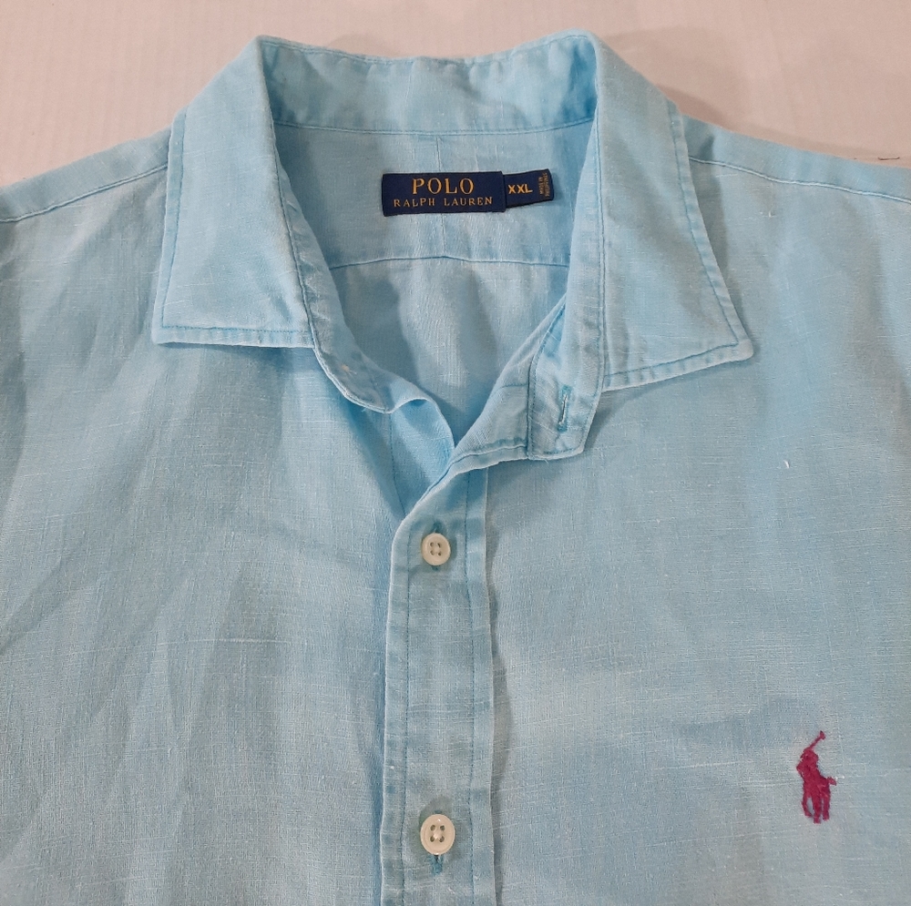 Polo Ralph Lauren Linen Long Sleeve Shirt - Picture 6 of 6